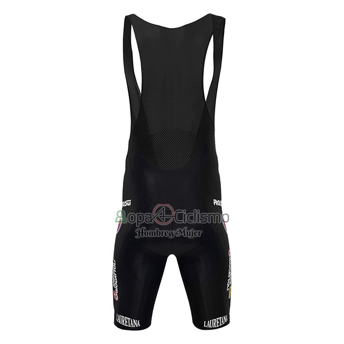 Androni Giocattoli Ropa Ciclismo Culotte Corto 2022 Hombre Mangas Cortas Negro Rojo